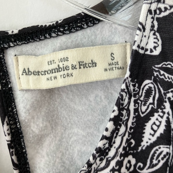 Abercrombie & Fitch Women’s Dress, Size S, Black/White, Sleeveless, Fit & Flare - Picture 2 of 6